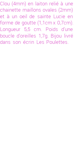 Drôle de créations de Bijoux Fantaisie, c'est un design inattendu que nous réservait Stephanie Ducauroix. Créé avec passion, ces Bijoux Fantaisie en  sauront combler chaque Femme amateur de bijoux et accessoires originaux. Il en reste 4 exemplaires, commandez rapidement. Le bijou vous sera expédié directement du site www.lespoulettes-bijoux.fr.