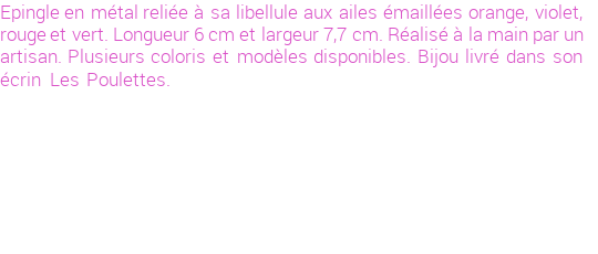 Drôle de créations de Bijoux Fantaisie, c'est un design inattendu que nous réservait Stephanie Ducauroix. Créé avec passion, ces Bijoux Fantaisie en Email sauront combler chaque Femme amateur de bijoux et accessoires originaux. Il en reste 1 exemplaire, commandez rapidement. Le bijou vous sera expédié directement du site www.lespoulettes-bijoux.fr.