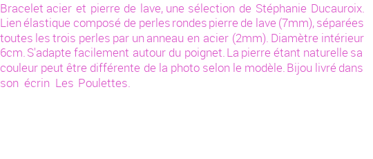 Drôle de créations de Bijoux Fantaisie, c'est un design inattendu que nous réservait Stephanie Ducauroix. Créé avec passion, ces Bijoux Fantaisie en Acier sauront combler chaque Femme amateur de bijoux et accessoires originaux. Il en reste 2 exemplaires, commandez rapidement. Le bijou vous sera expédié directement du site www.lespoulettes-bijoux.fr, dans son écrin bleu turquoise original.