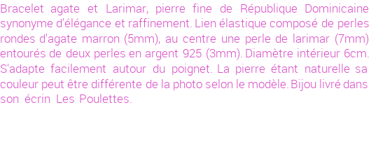 Drôle de créations de Bijoux Fantaisie, c'est un design inattendu que nous réservait Stephanie Ducauroix. Créé avec passion, ces Bijoux Fantaisie en Larimar sauront combler chaque Femme amateur de bijoux et accessoires originaux. Il en reste 1 exemplaire, commandez rapidement. Le bijou vous sera expédié directement du site www.lespoulettes-bijoux.fr, dans son écrin bleu turquoise original.