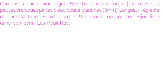 Drôle de créations de Bijoux Fantaisie, c'est un design inattendu que nous réservait Stephanie Ducauroix. Créé avec passion, ces Bijoux Fantaisie en Argent sauront combler chaque Femme amateur de bijoux et accessoires originaux. Il en reste 5 exemplaires, commandez rapidement. Le bijou vous sera expédié directement du site www.lespoulettes-bijoux.fr.