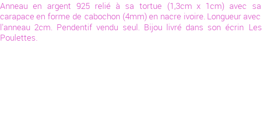 Drôle de créations de Bijoux Fantaisie, c'est un design inattendu que nous réservait Stephanie Ducauroix. Créé avec passion, ces Bijoux Fantaisie en Argent sauront combler chaque Femme amateur de bijoux et accessoires originaux. De couleur Blanc, il possède les dimensions suivantes. Longueur de 20mm. Largeur de 10mm. Diamètre de 4mm. Il en reste 2 exemplaires, commandez rapidement. Le bijou vous sera expédié directement du site www.lespoulettes-bijoux.fr.