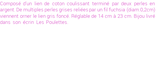 Drôle de créations de Bijoux Fantaisie, c'est un design inattendu que nous réservait Stephanie Ducauroix. Créé avec passion, ces Bijoux Fantaisie en Coton sauront combler chaque Femme amateur de bijoux et accessoires originaux. Il en reste 1 exemplaire, commandez rapidement. Le bijou vous sera expédié directement du site www.lespoulettes-bijoux.fr, dans son écrin bleu turquoise original.