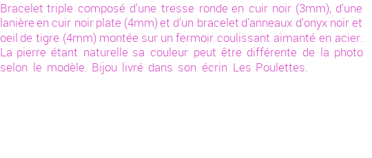 Drôle de créations de Bijoux Fantaisie, c'est un design inattendu que nous réservait Stephanie Ducauroix. Créé avec passion, ces Bijoux Fantaisie en Cuir sauront combler chaque Femme amateur de bijoux et accessoires originaux. De couleur Noir, il possède les dimensions suivantes. Longueur de 200mm. Largeur de 11mm. Diamètre de 3mm. Il en reste 4 exemplaires, commandez rapidement. Le bijou vous sera expédié directement du site www.lespoulettes-bijoux.fr.
