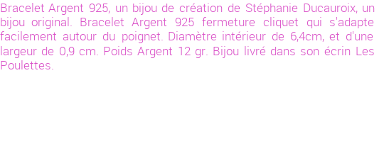 Drôle de créations de Bijoux Fantaisie, c'est un design inattendu que nous réservait Stephanie Ducauroix. Créé avec passion, ces Bijoux Fantaisie en Argent sauront combler chaque Femme amateur de bijoux et accessoires originaux. Il en reste 5 exemplaires, commandez rapidement. Le bijou vous sera expédié directement du site www.lespoulettes-bijoux.fr, dans son écrin bleu turquoise original.
