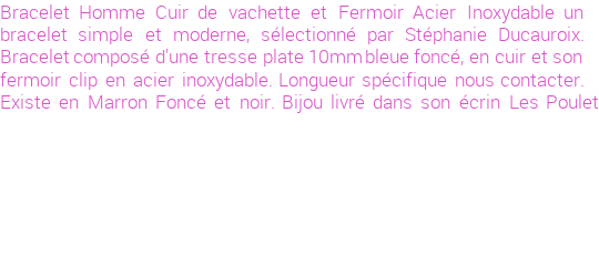 Drôle de créations de Bijoux Fantaisie, c'est un design inattendu que nous réservait Stephanie Ducauroix. Créé avec passion, ces Bijoux Fantaisie en Cuir sauront combler chaque Femme amateur de bijoux et accessoires originaux. Il en reste 2 exemplaires, commandez rapidement. Le bijou vous sera expédié directement du site www.lespoulettes-bijoux.fr, dans son écrin bleu turquoise original.