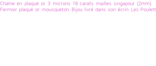 Drôle de créations de Bijoux Fantaisie, c'est un design inattendu que nous réservait Stephanie Ducauroix. Créé avec passion, ces Bijoux Fantaisie en Plaqué Or sauront combler chaque Femme amateur de bijoux et accessoires originaux. Il en reste 10 exemplaires, commandez rapidement. Le bijou vous sera expédié directement du site www.lespoulettes-bijoux.fr.