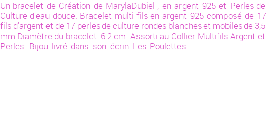 Drôle de créations de Bijoux Fantaisie, c'est un design inattendu que nous réservait Maryla Dubiel. Créé avec passion, ces Bijoux Fantaisie en Perles de Culture sauront combler chaque Femme amateur de bijoux et accessoires originaux. Il en reste 1 exemplaire, commandez rapidement. Le bijou vous sera expédié directement du site www.lespoulettes-bijoux.fr, dans son écrin bleu turquoise original.