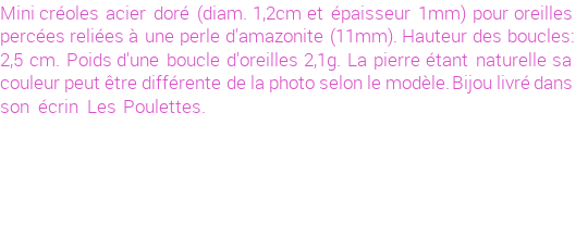 Drôle de créations de Bijoux Fantaisie, c'est un design inattendu que nous réservait Stephanie Ducauroix. Créé avec passion, ces Bijoux Fantaisie en Acier sauront combler chaque Femme amateur de bijoux et accessoires originaux. Il en reste 2 exemplaires, commandez rapidement. Le bijou vous sera expédié directement du site www.lespoulettes-bijoux.fr.