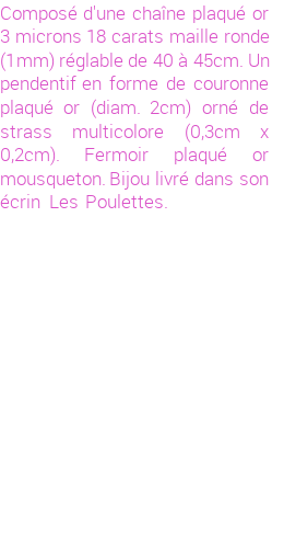 Drôle de créations de Bijoux Fantaisie, c'est un design inattendu que nous réservait Stephanie Ducauroix. Créé avec passion, ces Bijoux Fantaisie en Plaqué Or sauront combler chaque Femme amateur de bijoux et accessoires originaux. Il en reste 4 exemplaires, commandez rapidement. Le bijou vous sera expédié directement du site www.lespoulettes-bijoux.fr.