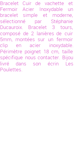 Drôle de créations de Bijoux Fantaisie, c'est un design inattendu que nous réservait Stephanie Ducauroix. Créé avec passion, ces Bijoux Fantaisie en Cuir sauront combler chaque Femme amateur de bijoux et accessoires originaux. Il en reste 1 exemplaire, commandez rapidement. Le bijou vous sera expédié directement du site www.lespoulettes-bijoux.fr, dans son écrin bleu turquoise original.
