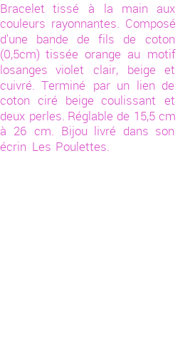 Drôle de créations de Bijoux Fantaisie, c'est un design inattendu que nous réservait Stephanie Ducauroix. Créé avec passion, ces Bijoux Fantaisie en Coton sauront combler chaque Femme amateur de bijoux et accessoires originaux. Il en reste 4 exemplaires, commandez rapidement. Le bijou vous sera expédié directement du site www.lespoulettes-bijoux.fr.