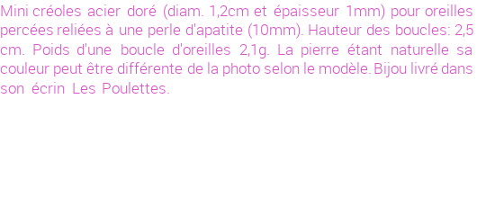 Drôle de créations de Bijoux Fantaisie, c'est un design inattendu que nous réservait Stephanie Ducauroix. Créé avec passion, ces Bijoux Fantaisie en Acier sauront combler chaque Femme amateur de bijoux et accessoires originaux. Il en reste 2 exemplaires, commandez rapidement. Le bijou vous sera expédié directement du site www.lespoulettes-bijoux.fr.