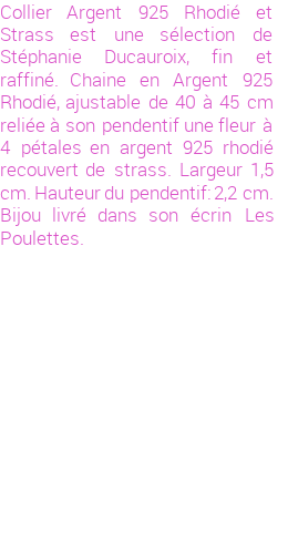 Drôle de créations de Bijoux Fantaisie, c'est un design inattendu que nous réservait Stephanie Ducauroix. Créé avec passion, ces Bijoux Fantaisie en Swarovski Strass sauront combler chaque Femme amateur de bijoux et accessoires originaux. Il en reste 5 exemplaires, commandez rapidement. Le bijou vous sera expédié directement du site www.lespoulettes-bijoux.fr, dans son écrin bleu turquoise original.