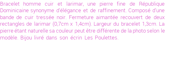 Drôle de créations de Bijoux Fantaisie, c'est un design inattendu que nous réservait Stephanie Ducauroix. Créé avec passion, ces Bijoux Fantaisie en Larimar sauront combler chaque Homme amateur de bijoux et accessoires originaux. Il en reste 1 exemplaire, commandez rapidement. Le bijou vous sera expédié directement du site www.lespoulettes-bijoux.fr, dans son écrin bleu turquoise original.