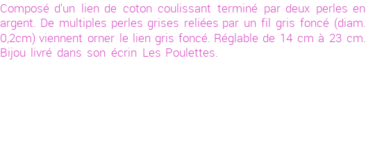 Drôle de créations de Bijoux Fantaisie, c'est un design inattendu que nous réservait Stephanie Ducauroix. Créé avec passion, ces Bijoux Fantaisie en Coton sauront combler chaque Femme amateur de bijoux et accessoires originaux. Il en reste 1 exemplaire, commandez rapidement. Le bijou vous sera expédié directement du site www.lespoulettes-bijoux.fr, dans son écrin bleu turquoise original.