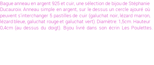 Drôle de créations de Bijoux Fantaisie, c'est un design inattendu que nous réservait Stephanie Ducauroix. Créé avec passion, ces Bijoux Fantaisie en Argent sauront combler chaque Femme amateur de bijoux et accessoires originaux. Il en reste 1 exemplaire, commandez rapidement. Le bijou vous sera expédié directement du site www.lespoulettes-bijoux.fr, dans son écrin bleu turquoise original.