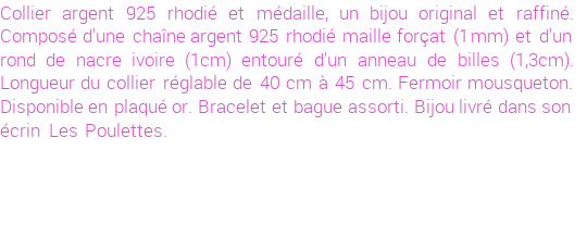 Drôle de créations de Bijoux Fantaisie, c'est un design inattendu que nous réservait Stephanie Ducauroix. Créé avec passion, ces Bijoux Fantaisie en Argent sauront combler chaque Femme amateur de bijoux et accessoires originaux. Il en reste 5 exemplaires, commandez rapidement. Le bijou vous sera expédié directement du site www.lespoulettes-bijoux.fr, dans son écrin bleu turquoise original.