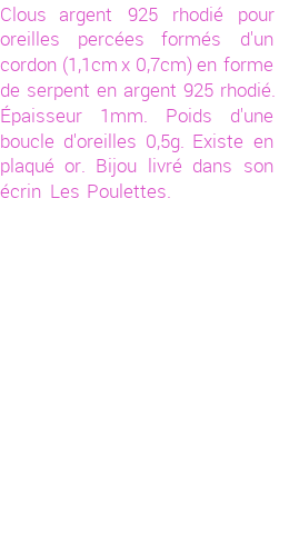 Drôle de créations de Bijoux Fantaisie, c'est un design inattendu que nous réservait Stephanie Ducauroix. Créé avec passion, ces Bijoux Fantaisie en Argent sauront combler chaque Femme amateur de bijoux et accessoires originaux. Il en reste 4 exemplaires, commandez rapidement. Le bijou vous sera expédié directement du site www.lespoulettes-bijoux.fr.