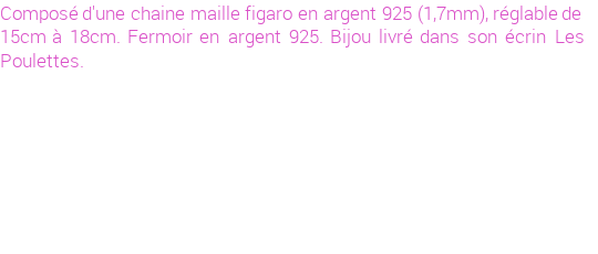Drôle de créations de Bijoux Fantaisie, c'est un design inattendu que nous réservait Stephanie Ducauroix. Créé avec passion, ces Bijoux Fantaisie en Argent sauront combler chaque Femme amateur de bijoux et accessoires originaux. Il en reste 4 exemplaires, commandez rapidement. Le bijou vous sera expédié directement du site www.lespoulettes-bijoux.fr.