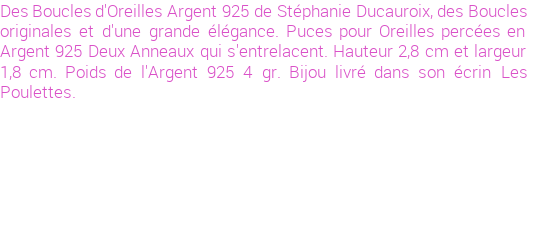 Drôle de créations de Bijoux Fantaisie, c'est un design inattendu que nous réservait Stephanie Ducauroix. Créé avec passion, ces Bijoux Fantaisie en Argent sauront combler chaque Femme amateur de bijoux et accessoires originaux. Il en reste 2 exemplaires, commandez rapidement. Le bijou vous sera expédié directement du site www.lespoulettes-bijoux.fr, dans son écrin bleu turquoise original.