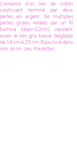 Drôle de créations de Bijoux Fantaisie, c'est un design inattendu que nous réservait Stephanie Ducauroix. Créé avec passion, ces Bijoux Fantaisie en Coton sauront combler chaque Femme amateur de bijoux et accessoires originaux. Il en reste 1 exemplaire, commandez rapidement. Le bijou vous sera expédié directement du site www.lespoulettes-bijoux.fr, dans son écrin bleu turquoise original.