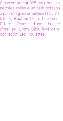 Drôle de créations de Bijoux Fantaisie, c'est un design inattendu que nous réservait Stephanie Ducauroix. Créé avec passion, ces Bijoux Fantaisie en Argent sauront combler chaque Femme amateur de bijoux et accessoires originaux. Il en reste 35 exemplaires, commandez rapidement. Le bijou vous sera expédié directement du site www.lespoulettes-bijoux.fr.