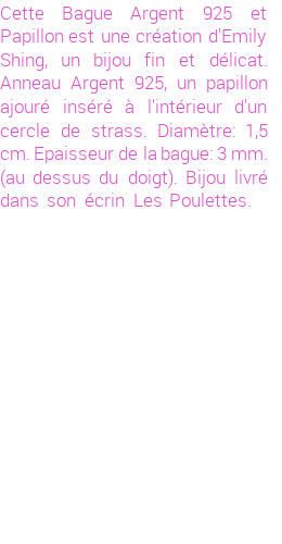 Drôle de créations de Bijoux Fantaisie, c'est un design inattendu que nous réservait Emily Shing. Créé avec passion, ces Bijoux Fantaisie en Swarovski Strass sauront combler chaque Femme amateur de bijoux et accessoires originaux. Il en reste 3 exemplaires, commandez rapidement. Le bijou vous sera expédié directement du site www.lespoulettes-bijoux.fr, dans son écrin bleu turquoise original.