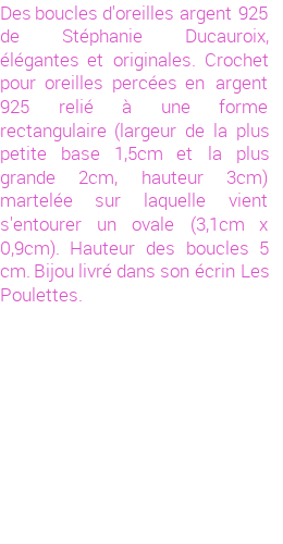 Drôle de créations de Bijoux Fantaisie, c'est un design inattendu que nous réservait Stephanie Ducauroix. Créé avec passion, ces Bijoux Fantaisie en Argent sauront combler chaque Femme amateur de bijoux et accessoires originaux. Il en reste 1 exemplaire, commandez rapidement. Le bijou vous sera expédié directement du site www.lespoulettes-bijoux.fr, dans son écrin bleu turquoise original.