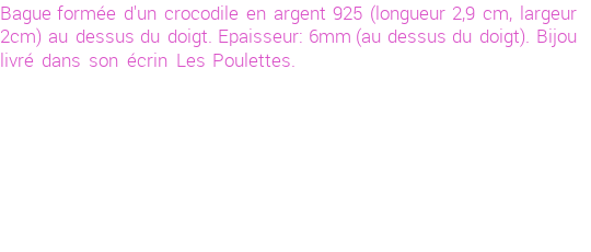 Drôle de créations de Bijoux Fantaisie, c'est un design inattendu que nous réservait Stephanie Ducauroix. Créé avec passion, ces Bijoux Fantaisie en Argent sauront combler chaque Femme amateur de bijoux et accessoires originaux. Il en reste 4 exemplaires, commandez rapidement. Le bijou vous sera expédié directement du site www.lespoulettes-bijoux.fr.