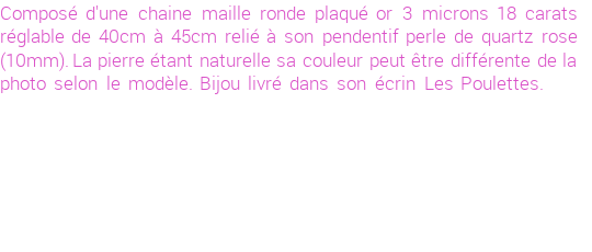 Drôle de créations de Bijoux Fantaisie, c'est un design inattendu que nous réservait Stephanie Ducauroix. Créé avec passion, ces Bijoux Fantaisie en Plaqué Or sauront combler chaque Femme amateur de bijoux et accessoires originaux. Il en reste 1 exemplaire, commandez rapidement. Le bijou vous sera expédié directement du site www.lespoulettes-bijoux.fr.