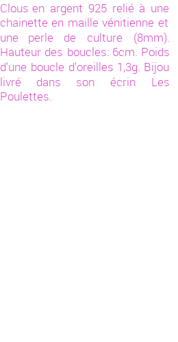 Drôle de créations de Bijoux Fantaisie, c'est un design inattendu que nous réservait Stephanie Ducauroix. Créé avec passion, ces Bijoux Fantaisie en Perles de Culture sauront combler chaque Femme amateur de bijoux et accessoires originaux. Il en reste 4 exemplaires, commandez rapidement. Le bijou vous sera expédié directement du site www.lespoulettes-bijoux.fr.