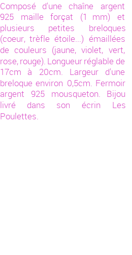 Drôle de créations de Bijoux Fantaisie, c'est un design inattendu que nous réservait Stephanie Ducauroix. Créé avec passion, ces Bijoux Fantaisie en Argent sauront combler chaque Femme amateur de bijoux et accessoires originaux. Il en reste 38 exemplaires, commandez rapidement. Le bijou vous sera expédié directement du site www.lespoulettes-bijoux.fr.