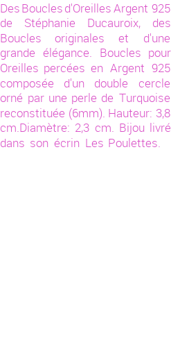 Drôle de créations de Bijoux Fantaisie, c'est un design inattendu que nous réservait Stephanie Ducauroix. Créé avec passion, ces Bijoux Fantaisie en Pierres Fines sauront combler chaque Femme amateur de bijoux et accessoires originaux. Il en reste 1 exemplaire, commandez rapidement. Le bijou vous sera expédié directement du site www.lespoulettes-bijoux.fr, dans son écrin bleu turquoise original.
