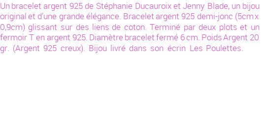 Drôle de créations de Bijoux Fantaisie, c'est un design inattendu que nous réservait Stephanie Ducauroix. Créé avec passion, ces Bijoux Fantaisie en Argent sauront combler chaque Femme amateur de bijoux et accessoires originaux. Il en reste 4 exemplaires, commandez rapidement. Le bijou vous sera expédié directement du site www.lespoulettes-bijoux.fr, dans son écrin bleu turquoise original.
