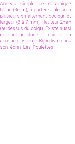 Drôle de créations de Bijoux Fantaisie, c'est un design inattendu que nous réservait Stephanie Ducauroix. Créé avec passion, ces Bijoux Fantaisie en Céramique sauront combler chaque Femme amateur de bijoux et accessoires originaux. Il en reste 12 exemplaires, commandez rapidement. Le bijou vous sera expédié directement du site www.lespoulettes-bijoux.fr, dans son écrin bleu turquoise original.