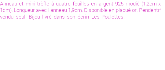 Drôle de créations de Bijoux Fantaisie, c'est un design inattendu que nous réservait Stephanie Ducauroix. Créé avec passion, ces Bijoux Fantaisie en Argent sauront combler chaque Femme amateur de bijoux et accessoires originaux. Il en reste 25 exemplaires, commandez rapidement. Le bijou vous sera expédié directement du site www.lespoulettes-bijoux.fr.