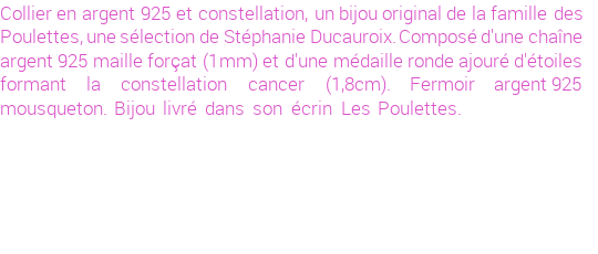 Drôle de créations de Bijoux Fantaisie, c'est un design inattendu que nous réservait Stephanie Ducauroix. Créé avec passion, ces Bijoux Fantaisie en Argent sauront combler chaque Femme amateur de bijoux et accessoires originaux. Il en reste 10 exemplaires, commandez rapidement. Le bijou vous sera expédié directement du site www.lespoulettes-bijoux.fr, dans son écrin bleu turquoise original.