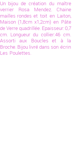 Drôle de créations de Bijoux Fantaisie, c'est un design inattendu que nous réservait Rosa Mendez. Créé avec passion, ces Bijoux Fantaisie en Verre sauront combler chaque Femme amateur de bijoux et accessoires originaux. Il en reste 7 exemplaires, commandez rapidement. Le bijou vous sera expédié directement du site www.lespoulettes-bijoux.fr, dans son écrin bleu turquoise original.
