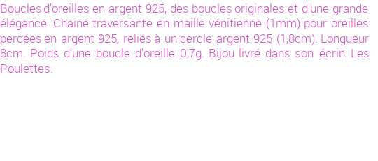 Drôle de créations de Bijoux Fantaisie, c'est un design inattendu que nous réservait Stephanie Ducauroix. Créé avec passion, ces Bijoux Fantaisie en Argent sauront combler chaque Femme amateur de bijoux et accessoires originaux. Il en reste 4 exemplaires, commandez rapidement. Le bijou vous sera expédié directement du site www.lespoulettes-bijoux.fr, dans son écrin bleu turquoise original.