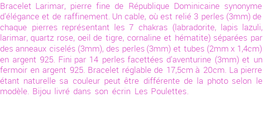 Drôle de créations de Bijoux Fantaisie, c'est un design inattendu que nous réservait Stephanie Ducauroix. Créé avec passion, ces Bijoux Fantaisie en Larimar sauront combler chaque Femme amateur de bijoux et accessoires originaux. Il en reste 1 exemplaire, commandez rapidement. Le bijou vous sera expédié directement du site www.lespoulettes-bijoux.fr.