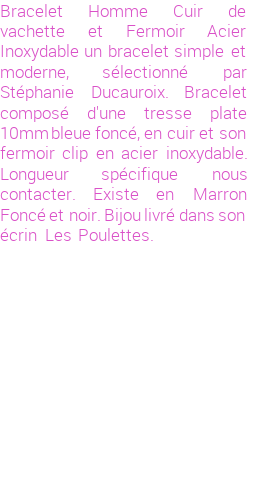 Drôle de créations de Bijoux Fantaisie, c'est un design inattendu que nous réservait Stephanie Ducauroix. Créé avec passion, ces Bijoux Fantaisie en Cuir sauront combler chaque Femme amateur de bijoux et accessoires originaux. Il en reste 2 exemplaires, commandez rapidement. Le bijou vous sera expédié directement du site www.lespoulettes-bijoux.fr, dans son écrin bleu turquoise original.