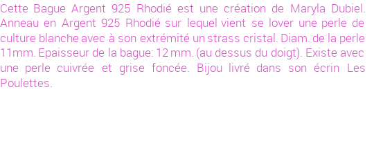 Drôle de créations de Bijoux Fantaisie, c'est un design inattendu que nous réservait Maryla Dubiel. Créé avec passion, ces Bijoux Fantaisie en Perles de Culture sauront combler chaque Femme amateur de bijoux et accessoires originaux. Il en reste 4 exemplaires, commandez rapidement. Le bijou vous sera expédié directement du site www.lespoulettes-bijoux.fr, dans son écrin bleu turquoise original.
