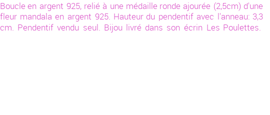 Drôle de créations de Bijoux Fantaisie, c'est un design inattendu que nous réservait Stephanie Ducauroix. Créé avec passion, ces Bijoux Fantaisie en Argent sauront combler chaque Femme amateur de bijoux et accessoires originaux. Il en reste 2 exemplaires, commandez rapidement. Le bijou vous sera expédié directement du site www.lespoulettes-bijoux.fr.
