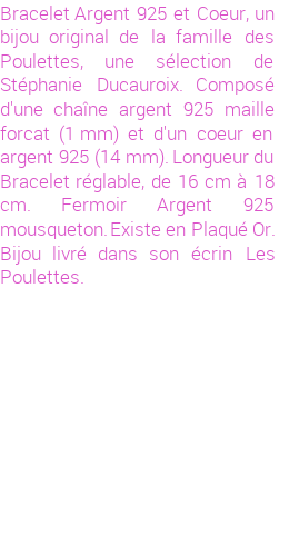 Drôle de créations de Bijoux Fantaisie, c'est un design inattendu que nous réservait Stephanie Ducauroix. Créé avec passion, ces Bijoux Fantaisie en Argent sauront combler chaque Femme amateur de bijoux et accessoires originaux. Il en reste 20 exemplaires, commandez rapidement. Le bijou vous sera expédié directement du site www.lespoulettes-bijoux.fr, dans son écrin bleu turquoise original.