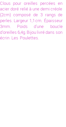 Drôle de créations de Bijoux Fantaisie, c'est un design inattendu que nous réservait Stephanie Ducauroix. Créé avec passion, ces Bijoux Fantaisie en Acier sauront combler chaque Femme amateur de bijoux et accessoires originaux. Il en reste 1 exemplaire, commandez rapidement. Le bijou vous sera expédié directement du site www.lespoulettes-bijoux.fr.