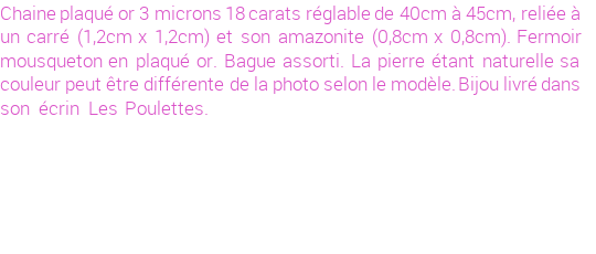 Drôle de créations de Bijoux Fantaisie, c'est un design inattendu que nous réservait Stephanie Ducauroix. Créé avec passion, ces Bijoux Fantaisie en Plaqué Or sauront combler chaque Femme amateur de bijoux et accessoires originaux. Il en reste 4 exemplaires, commandez rapidement. Le bijou vous sera expédié directement du site www.lespoulettes-bijoux.fr.