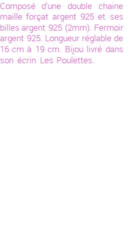 Drôle de créations de Bijoux Fantaisie, c'est un design inattendu que nous réservait Stephanie Ducauroix. Créé avec passion, ces Bijoux Fantaisie en Argent sauront combler chaque Femme amateur de bijoux et accessoires originaux. Il en reste 3 exemplaires, commandez rapidement. Le bijou vous sera expédié directement du site www.lespoulettes-bijoux.fr.