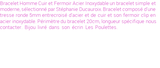 Drôle de créations de Bijoux Fantaisie, c'est un design inattendu que nous réservait Stephanie Ducauroix. Créé avec passion, ces Bijoux Fantaisie en Cuir sauront combler chaque Homme amateur de bijoux et accessoires originaux. Il en reste 4 exemplaires, commandez rapidement. Le bijou vous sera expédié directement du site www.lespoulettes-bijoux.fr, dans son écrin bleu turquoise original.