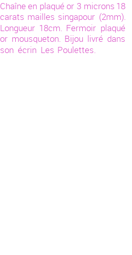 Drôle de créations de Bijoux Fantaisie, c'est un design inattendu que nous réservait Stephanie Ducauroix. Créé avec passion, ces Bijoux Fantaisie en Plaqué Or sauront combler chaque Femme amateur de bijoux et accessoires originaux. Il en reste 4 exemplaires, commandez rapidement. Le bijou vous sera expédié directement du site www.lespoulettes-bijoux.fr.